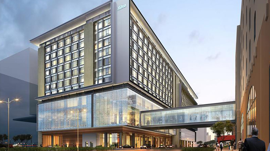 Hilton Manila - Hotel Front View