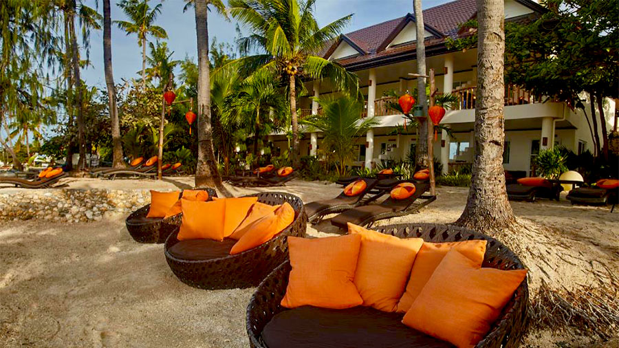 Ocean Vida Resort- Beach Front relaxing spots View- Malapascua cebu