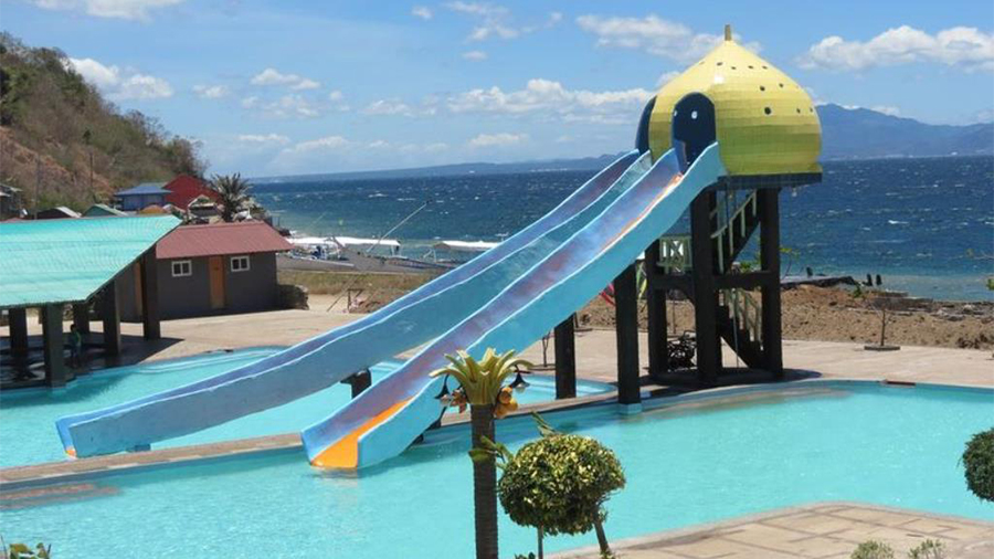 Sea Spring Resort- Batangas- swimming pool beach front view